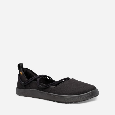 Teva Voya Infinity MJ - Women's Teva Slip Ons - Black | India (LOCT74150)